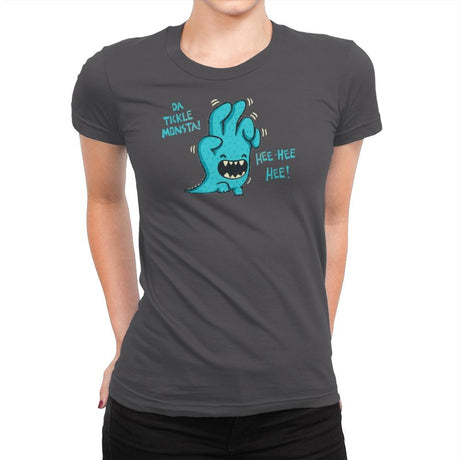 Tickle Monster - Womens Premium T-Shirts RIPT Apparel Small / Heavy Metal