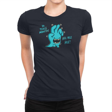 Tickle Monster - Womens Premium T-Shirts RIPT Apparel Small / Midnight Navy