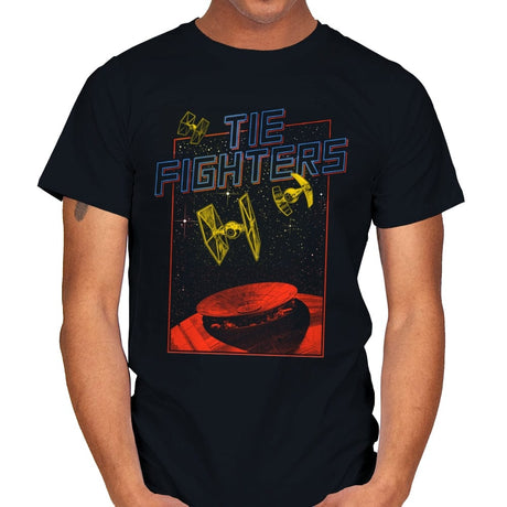 Tie Fighters - Mens T-Shirts RIPT Apparel Small / Black
