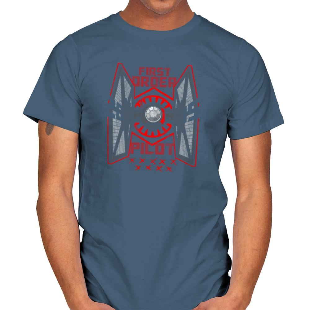 Tie Pilot Exclusive - Mens T-Shirts RIPT Apparel Small / Indigo Blue