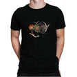 Tie-Rex and the Rebeldactyls - Mens Premium T-Shirts RIPT Apparel Small / Black