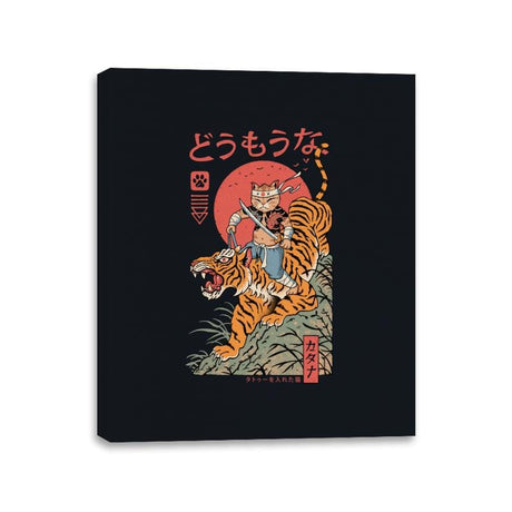 Tiger Catana - Canvas Wraps Canvas Wraps RIPT Apparel 11x14 / Black