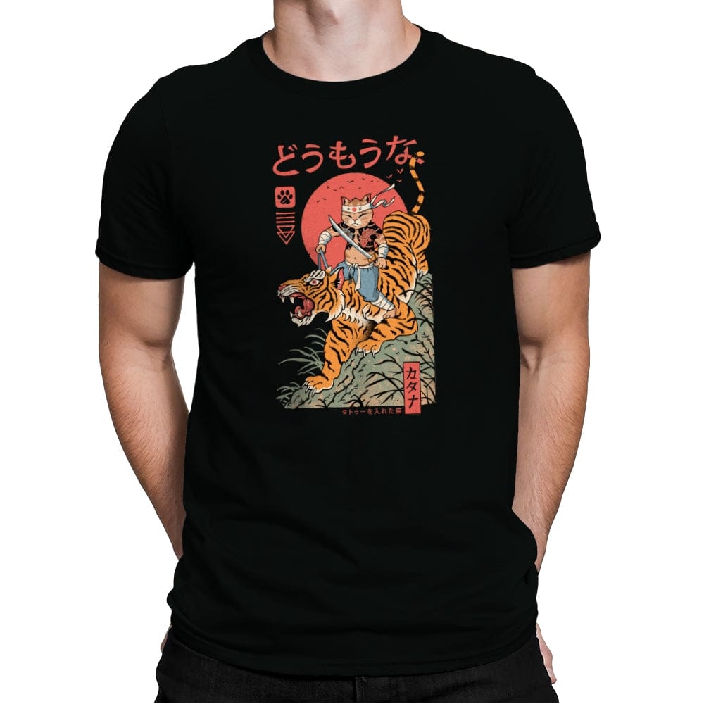Tiger Catana - Mens Premium T-Shirts RIPT Apparel Small / Black