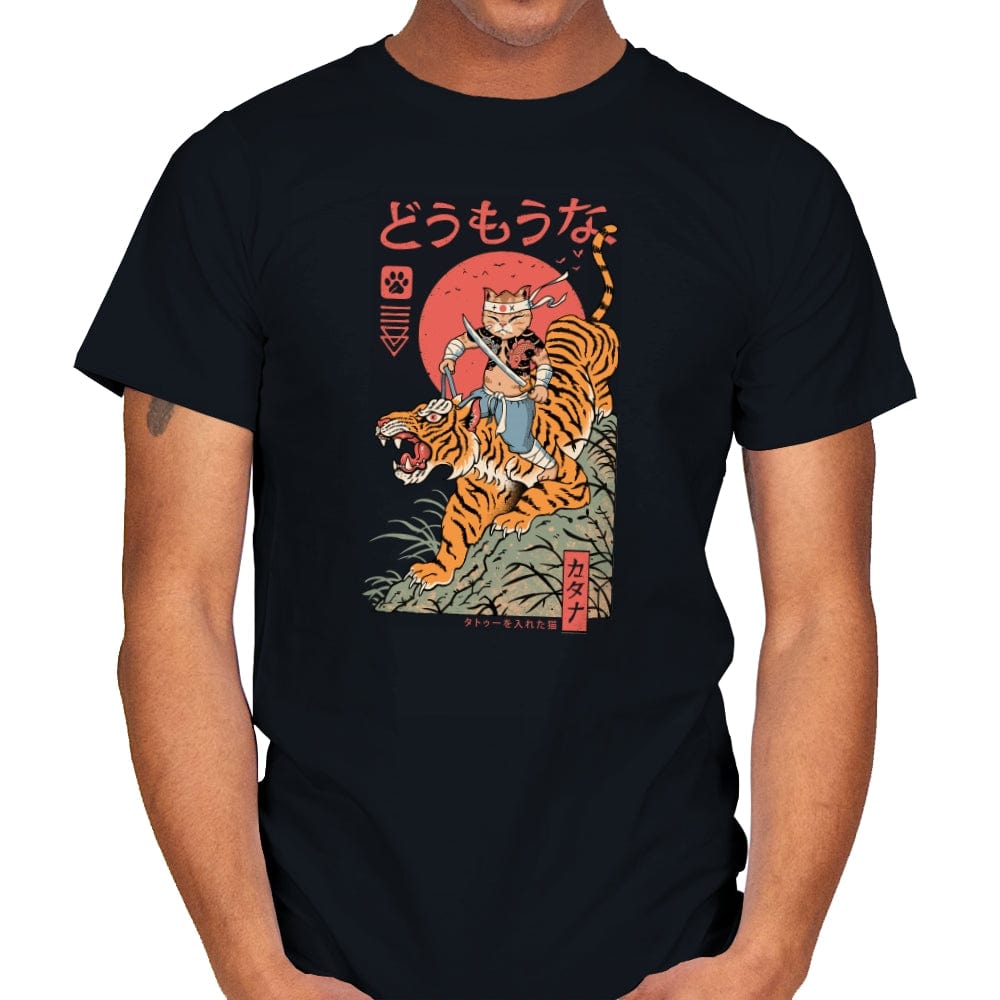 Tiger Catana - Mens T-Shirts RIPT Apparel Small / Black