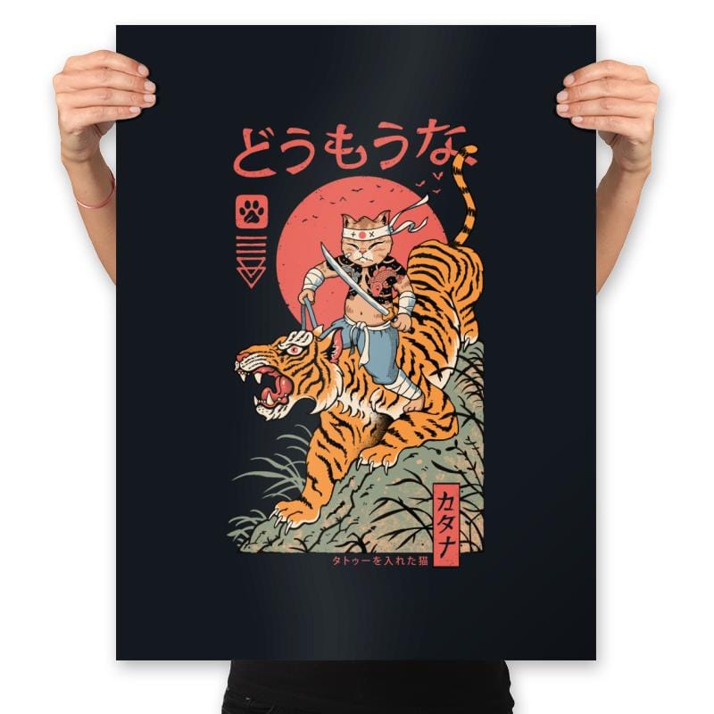 Tiger Catana - Prints Posters RIPT Apparel 18x24 / Black