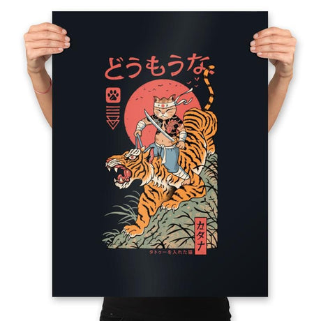 Tiger Catana - Prints Posters RIPT Apparel 18x24 / Black
