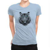 Tiger Gaze - Back to Nature - Womens Premium T-Shirts RIPT Apparel Small / Cancun
