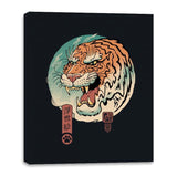 Tiger Ukiyo-e - Canvas Wraps Canvas Wraps RIPT Apparel 16x20 / Black