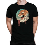 Tiger Ukiyo-e - Mens Premium T-Shirts RIPT Apparel Small / Black