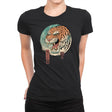 Tiger Ukiyo-e - Womens Premium T-Shirts RIPT Apparel Small / Black