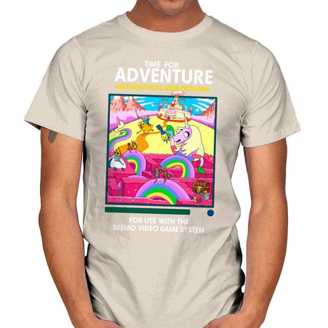 Time for Adventure - Mens T-Shirts RIPT Apparel Small / Natural