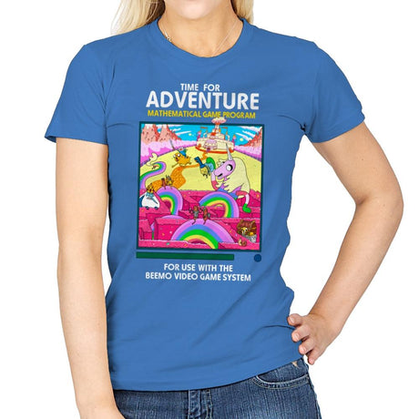 Time for Adventure - Womens T-Shirts RIPT Apparel Small / Iris