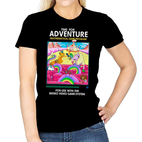 Time for Adventure - Womens T-Shirts RIPT Apparel Small / Navy