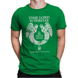 Time Lord Superstar - Record Collector - Mens Premium T-Shirts RIPT Apparel Small / Kelly Green