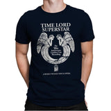 Time Lord Superstar - Record Collector - Mens Premium T-Shirts RIPT Apparel Small / Midnight Navy