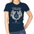 Time Lord Superstar - Record Collector - Womens T-Shirts RIPT Apparel Small / Navy