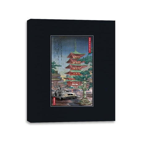 Time Machine in Japan - Canvas Wraps Canvas Wraps RIPT Apparel 11x14 / Black