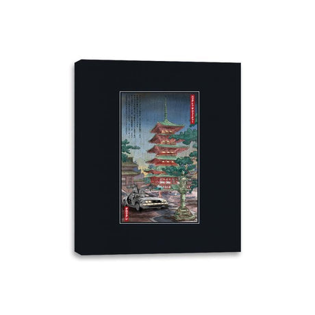 Time Machine in Japan - Canvas Wraps Canvas Wraps RIPT Apparel 8x10 / Black