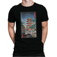 Time Machine in Japan - Mens Premium T-Shirts RIPT Apparel Small / Black