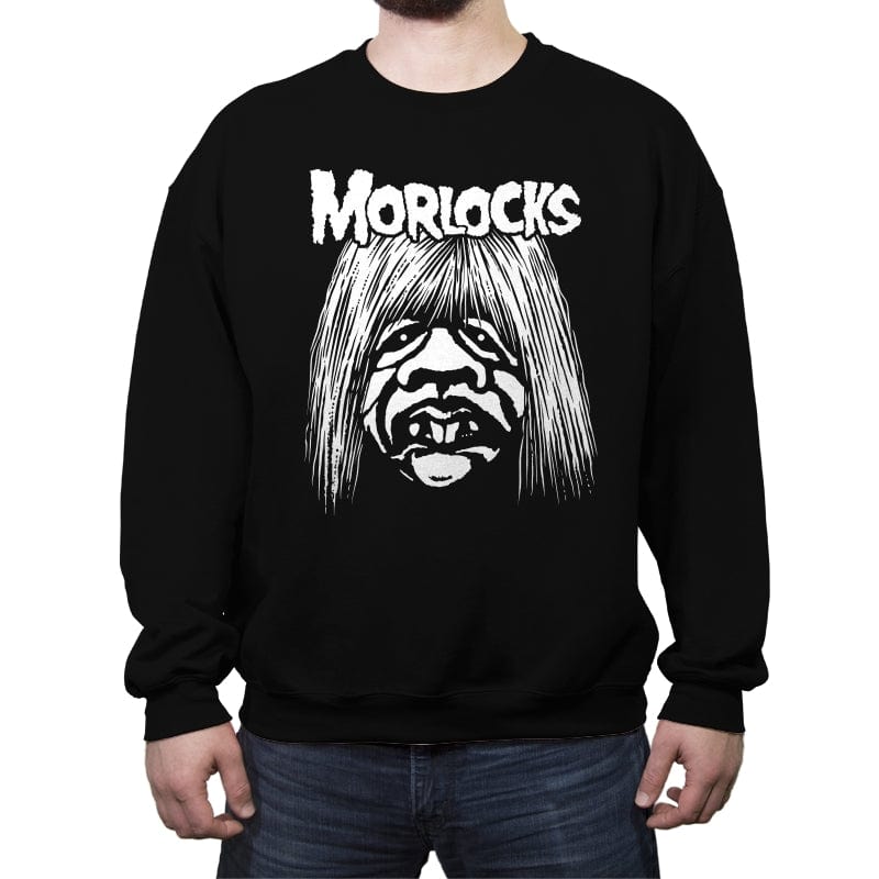 Time Misfits - Crew Neck Sweatshirt Crew Neck Sweatshirt RIPT Apparel Small / Black