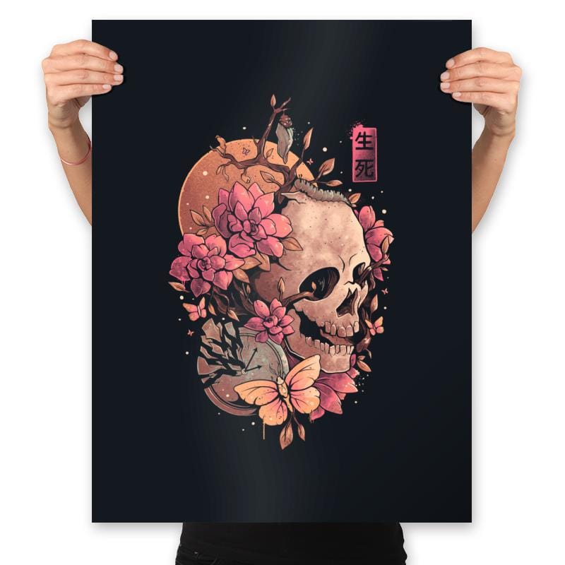 Time of the Death - Prints Posters RIPT Apparel 18x24 / Black