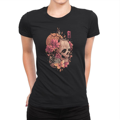 Time of the Death - Womens Premium T-Shirts RIPT Apparel Small / Black