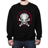Time to Bleed - Crew Neck Sweatshirt Crew Neck Sweatshirt RIPT Apparel