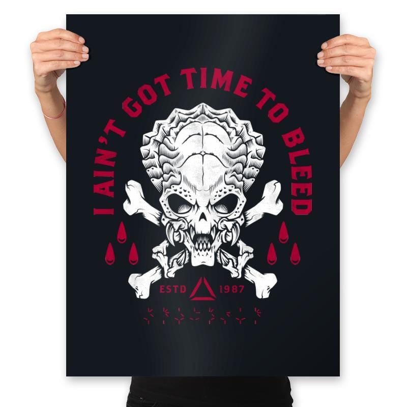 Time to Bleed - Prints Posters RIPT Apparel 18x24 / Black
