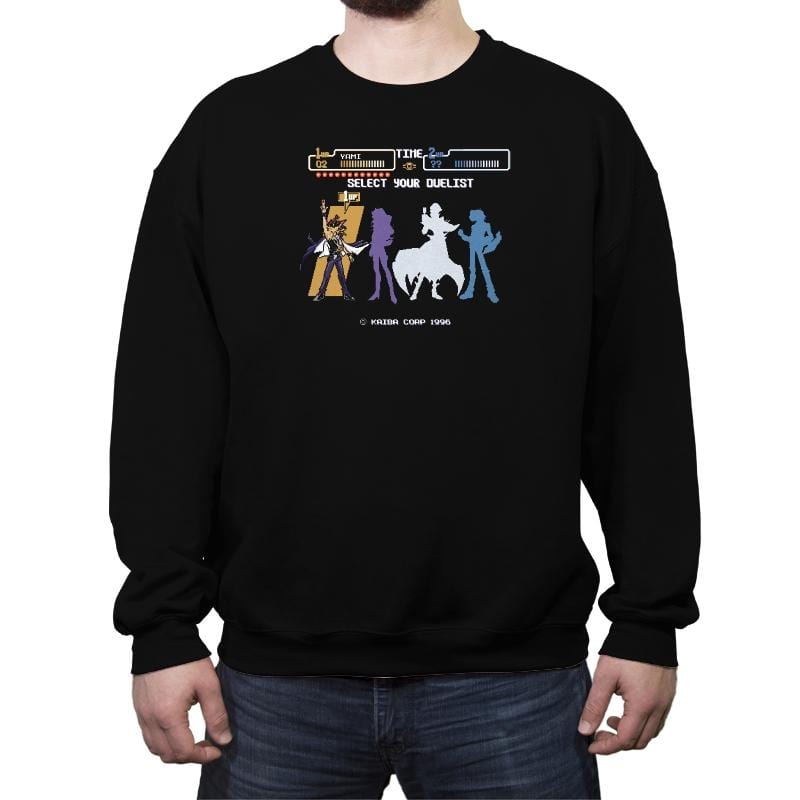 Time To Duel! - Crew Neck Sweatshirt Crew Neck Sweatshirt RIPT Apparel