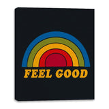 Time To Feel Good - Canvas Wraps Canvas Wraps RIPT Apparel 16x20 / Black