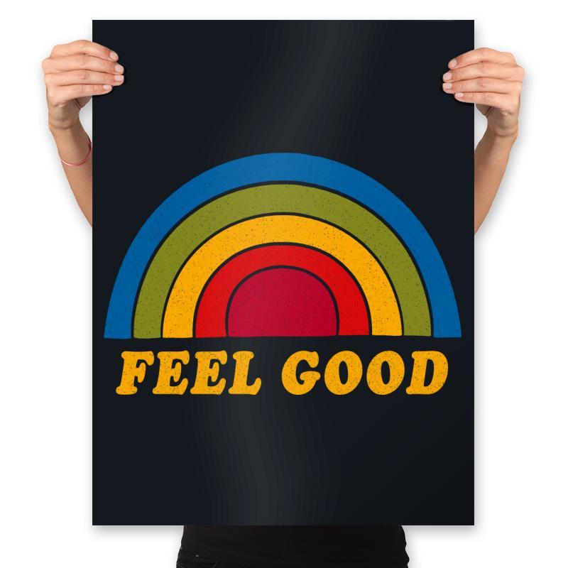 Time To Feel Good - Prints Posters RIPT Apparel 18x24 / Black