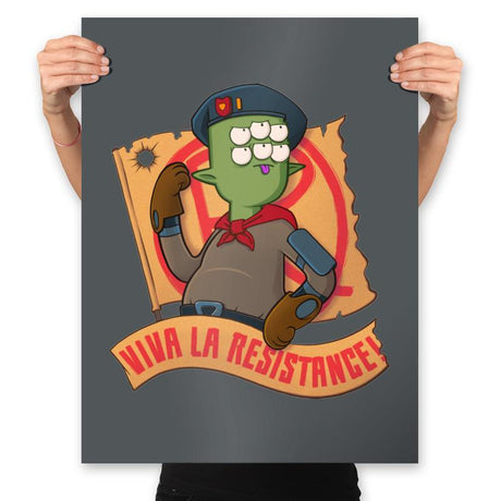 Time to Resist! - Prints Posters RIPT Apparel 18x24 / Charcoal