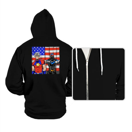 Time to Rock! - Hoodies Hoodies RIPT Apparel Small / Black