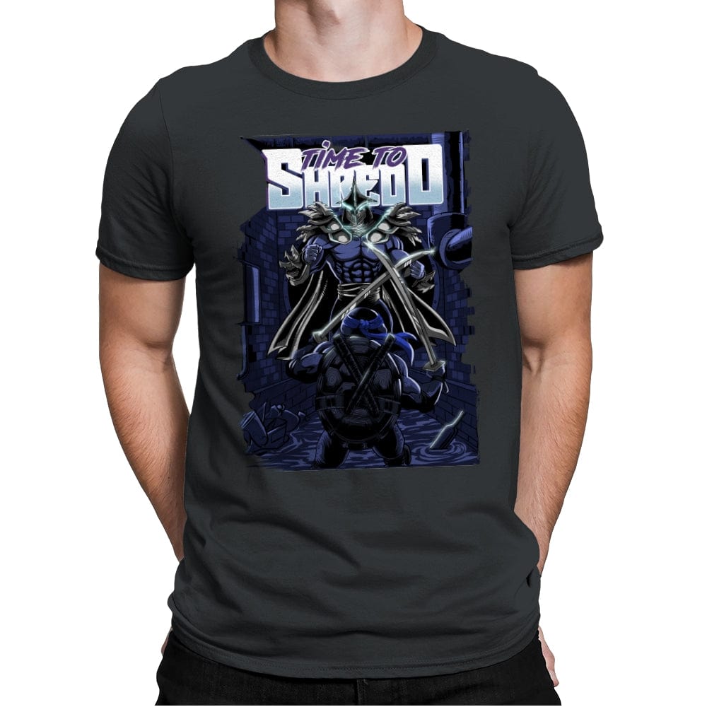 Time to Shredd - Mens Premium T-Shirts RIPT Apparel Small / Heavy Metal