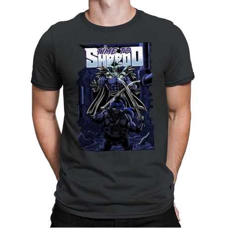 Time to Shredd - Mens Premium T-Shirts RIPT Apparel Small / Heavy Metal