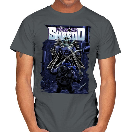 Time to Shredd - Mens T-Shirts RIPT Apparel Small / Charcoal