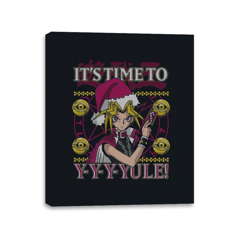 Time To Yule - Canvas Wraps Canvas Wraps RIPT Apparel 11x14 / Black