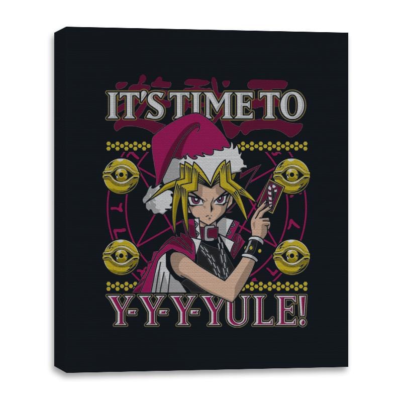 Time To Yule - Canvas Wraps Canvas Wraps RIPT Apparel 16x20 / Black