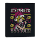 Time To Yule - Canvas Wraps Canvas Wraps RIPT Apparel 16x20 / Black