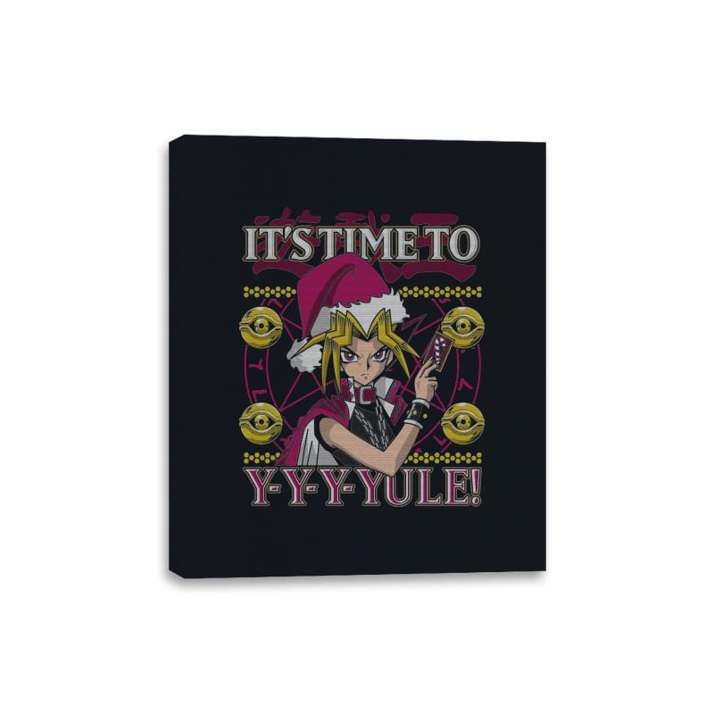 Time To Yule - Canvas Wraps Canvas Wraps RIPT Apparel 8x10 / Black