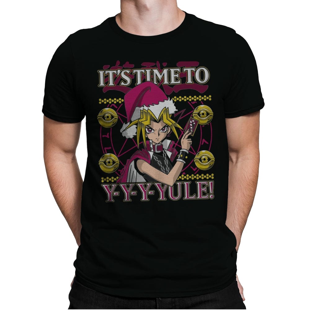 Time To Yule - Mens Premium T-Shirts RIPT Apparel Small / Black