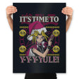 Time To Yule - Prints Posters RIPT Apparel 18x24 / Black