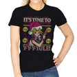 Time To Yule - Womens T-Shirts RIPT Apparel Small / Black