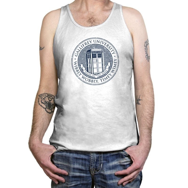 Timeless University - Tanktop Tanktop RIPT Apparel X-Small / White