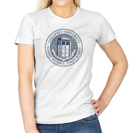 Timeless University - Womens T-Shirts RIPT Apparel Small / White