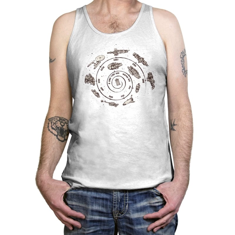 Timeline - Tanktop Tanktop RIPT Apparel X-Small / White