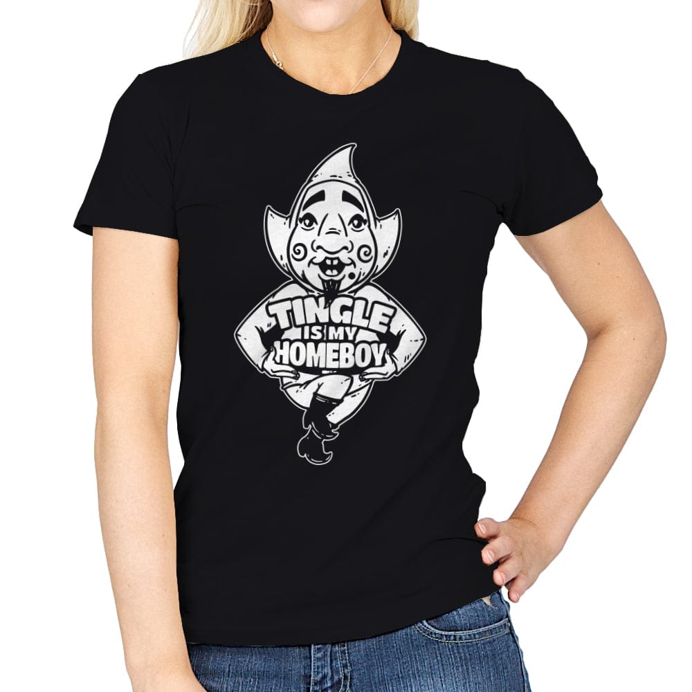 Tingle is my Homeboy - Womens T-Shirts RIPT Apparel Small / Black