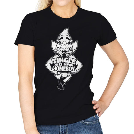 Tingle is my Homeboy - Womens T-Shirts RIPT Apparel Small / Black