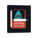 Tinned Shark - Canvas Wraps Canvas Wraps RIPT Apparel 11x14 / Black