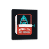 Tinned Shark - Canvas Wraps Canvas Wraps RIPT Apparel 8x10 / Black